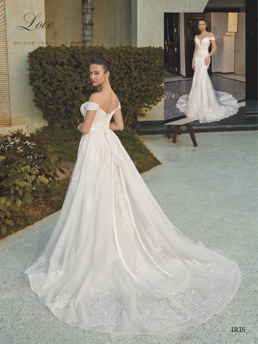 Univers Maison Gabrielle — silhouette couture dans un décor élégant